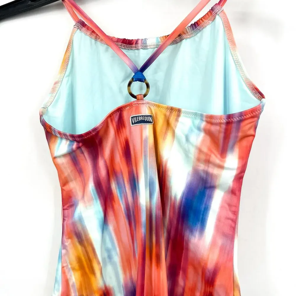 VILEBREQUIN Girls Gazette Ikat One Piece Swimsuit 7-8 YEARS 12ANS Pink Multi NWT